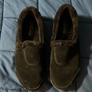 Skechers GoWalk Memory Fur Insulated Shoes Super Warm Size 10 Color Black NWOB